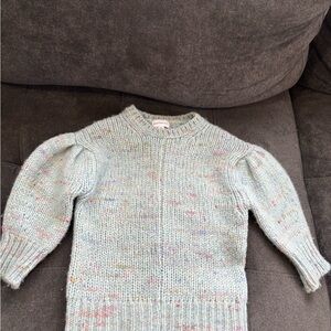 Something Navy Multicolor Speckled Knit Sweater